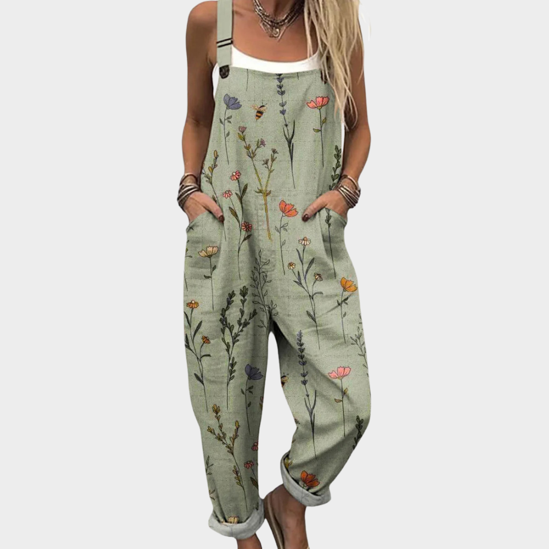 Millie⢠| Garden Print Overalls