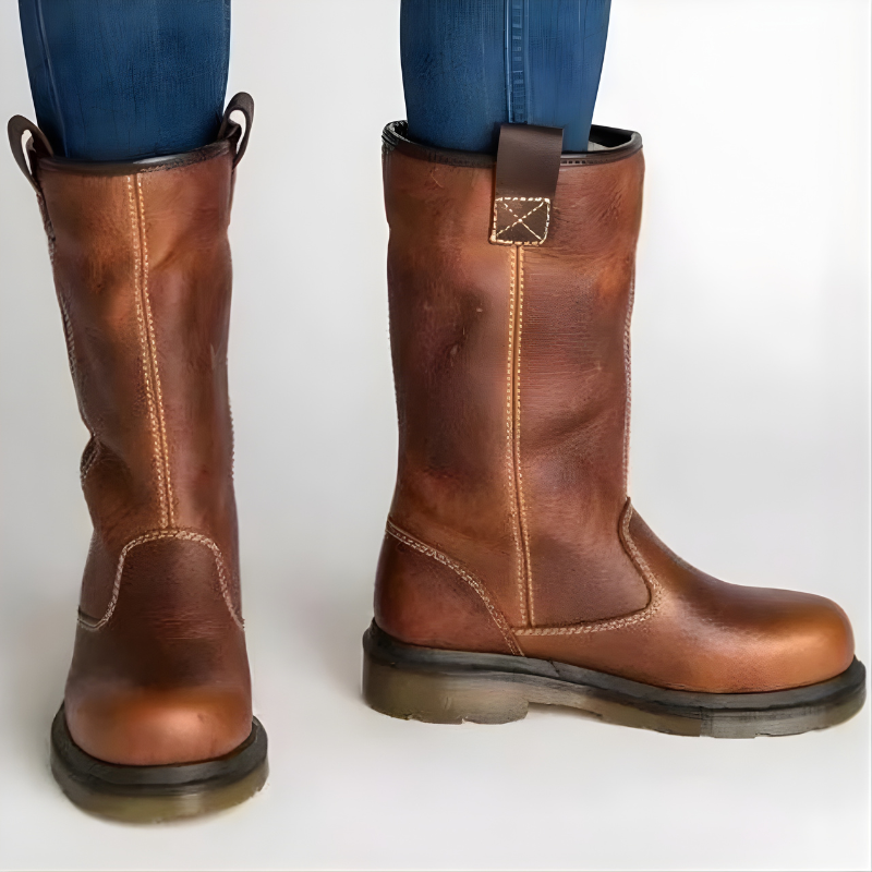 Lilia Lined Leather Boots
