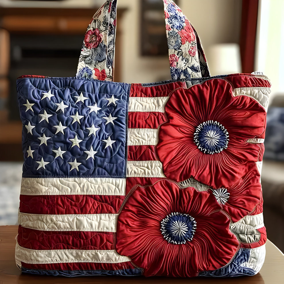 Patriotic Quilted Tote