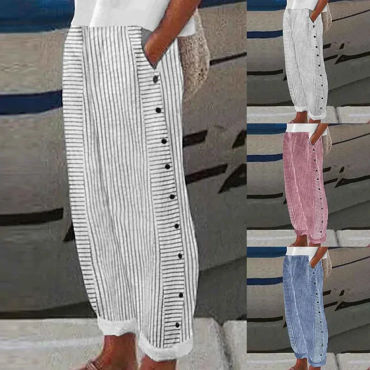 Inaya Seabreeze Stripe Trousers