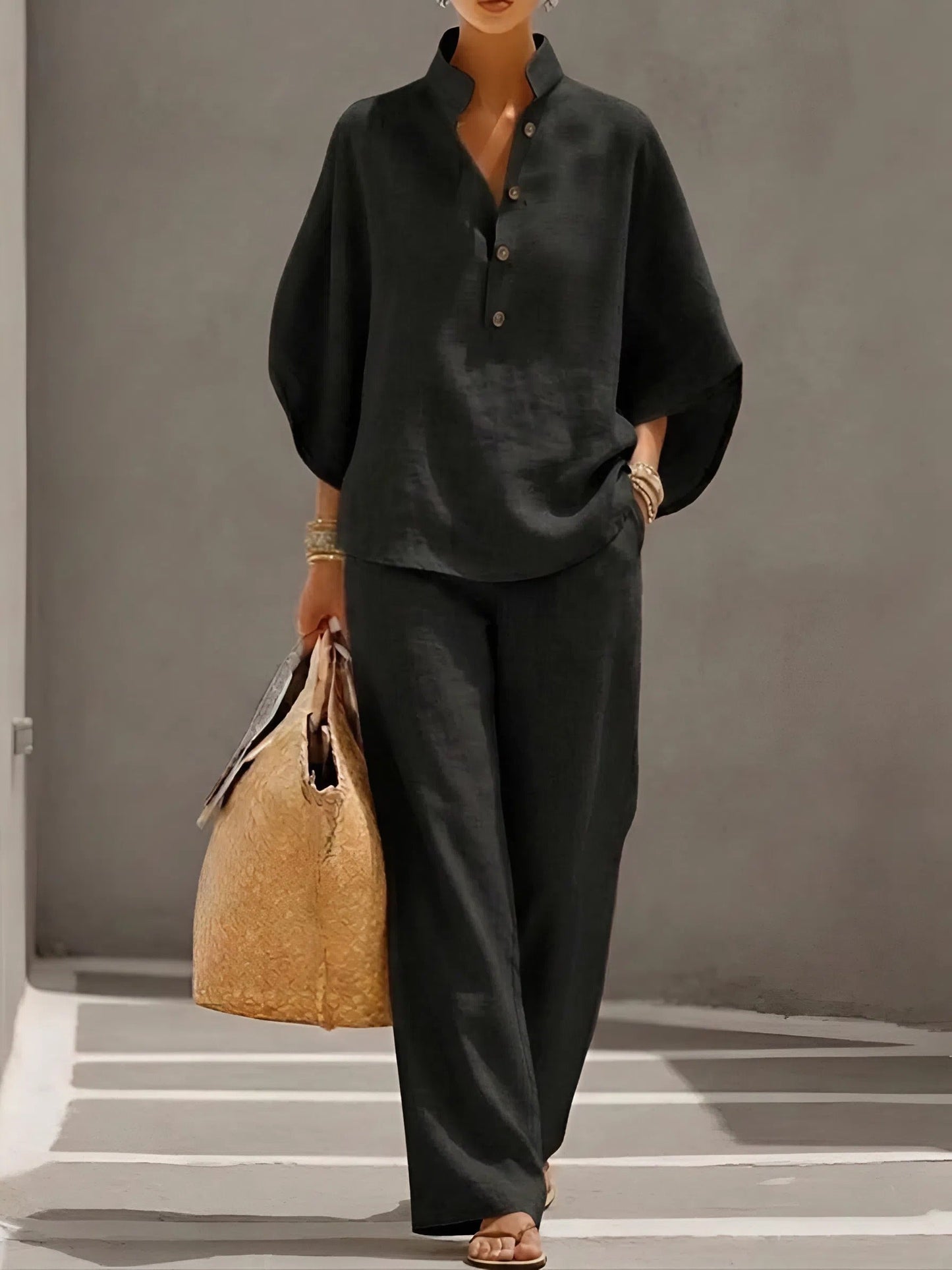 Calliope Cotton Linen Casual Set