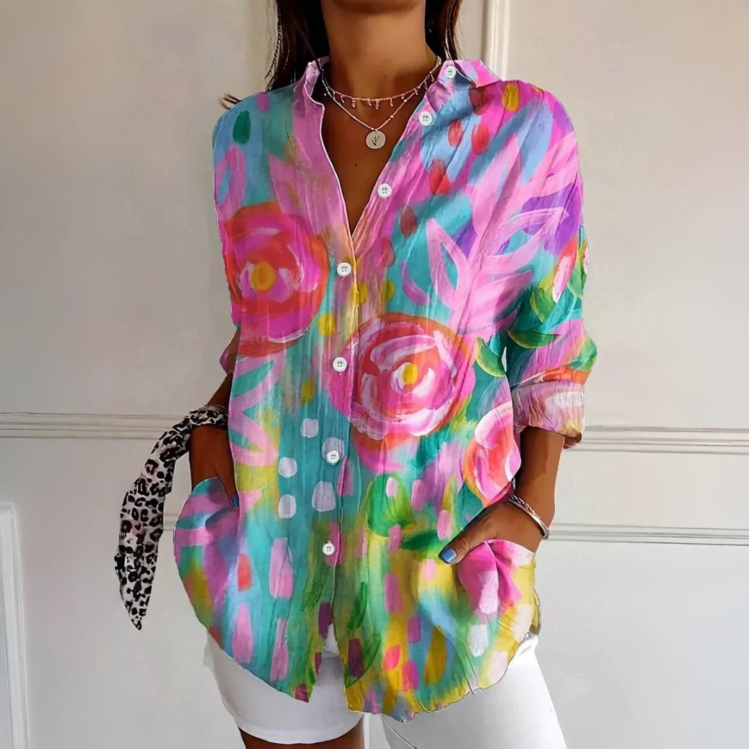 Roseanne Floral Button Shirt