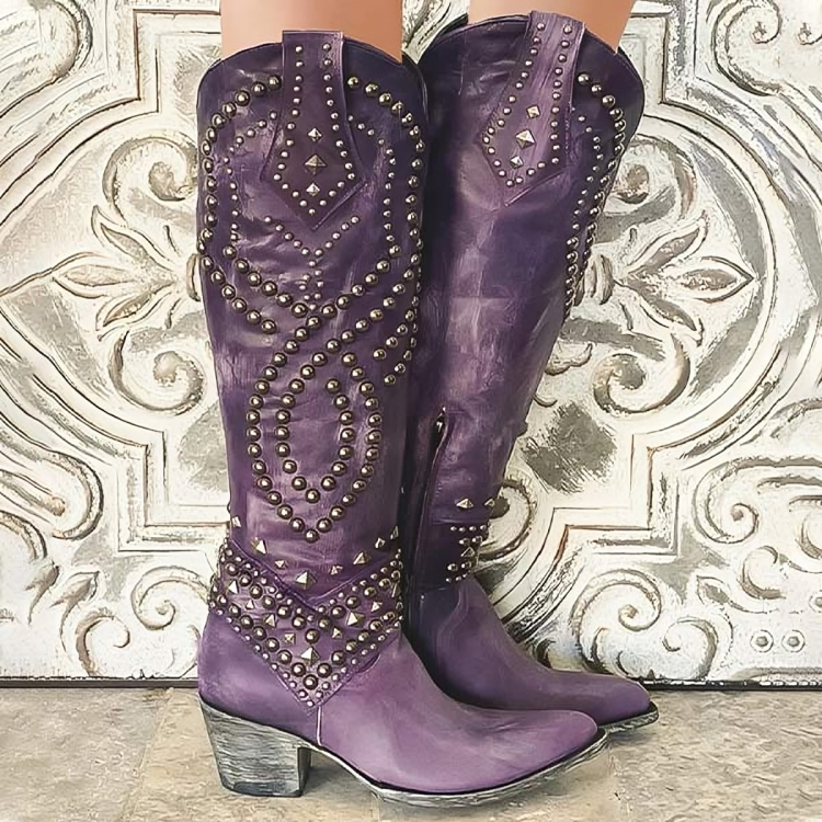 Monique™ Western Knee-High Boots