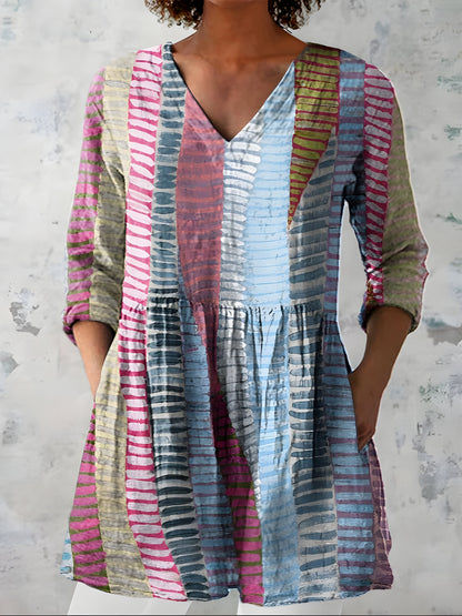 Willow| Long Blouse with V-Neck