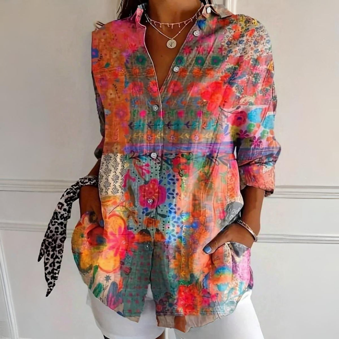 Roseanne Floral Button Shirt