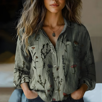 Natalie Printed Blouse