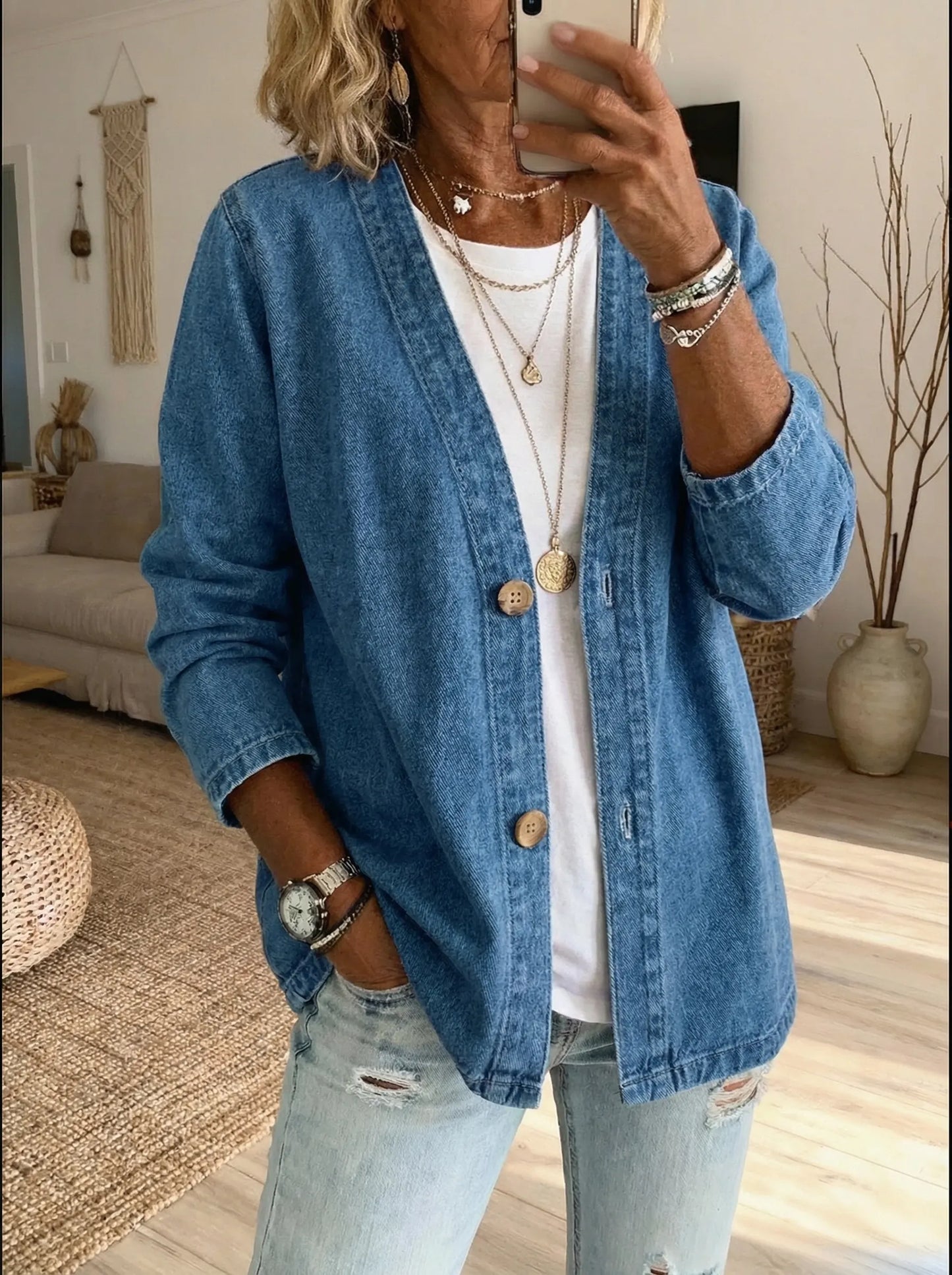Corinne Denim Coat