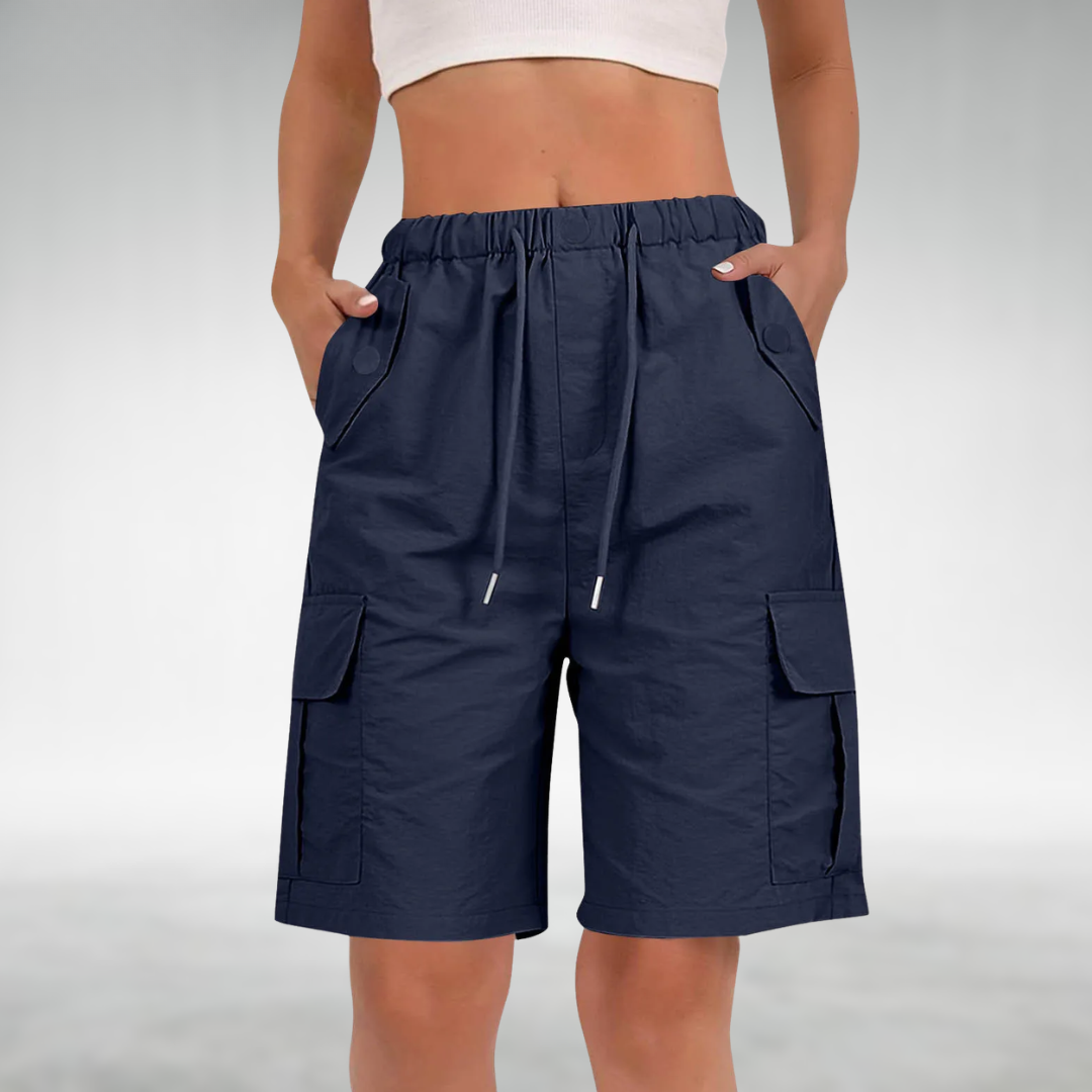 Leanna Stretch Cargo Shorts