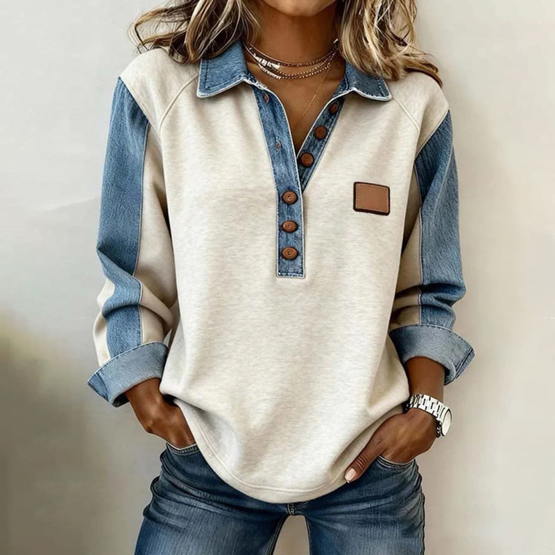 Hadley Buttoned Sweatshirt