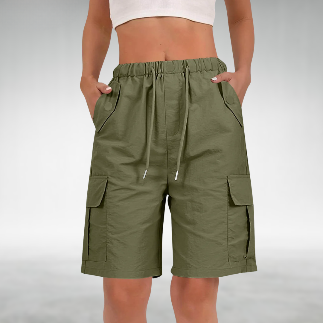 Leanna Stretch Cargo Shorts