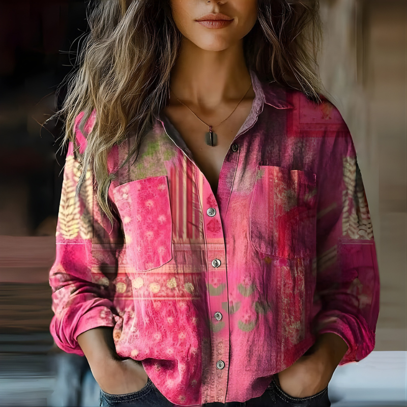Natalie Printed Blouse