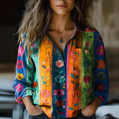 Natalie Printed Blouse