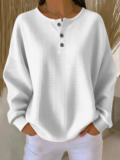 Bristol Waffle Knit Henley
