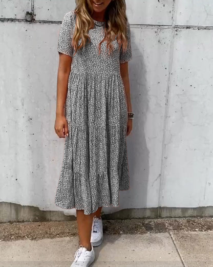 Sofie™ Casual Floral Print Dress