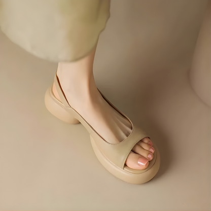 Mya™ Luxe Summer Peep-Toe Block Heels