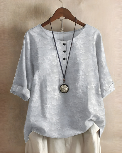 Amelia Boho Print Top