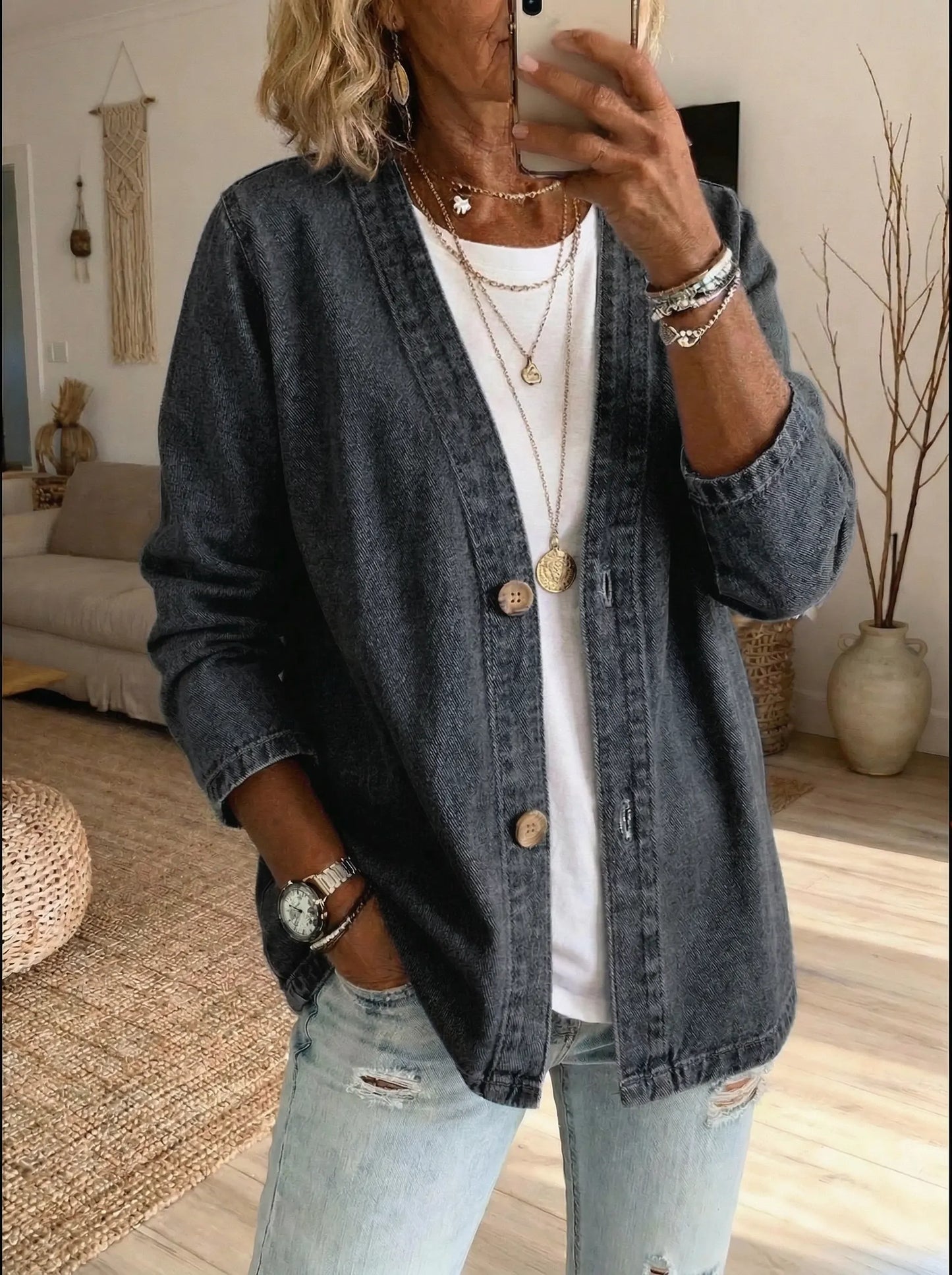 Corinne Denim Coat
