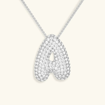 Bubble Initial Necklace