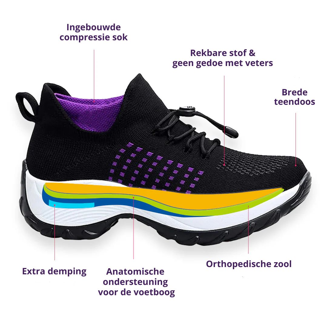 LilacLuxe Supportive Sneakers