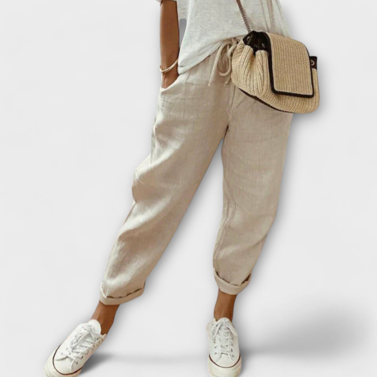 Janelle Relaxed Linen Trousers