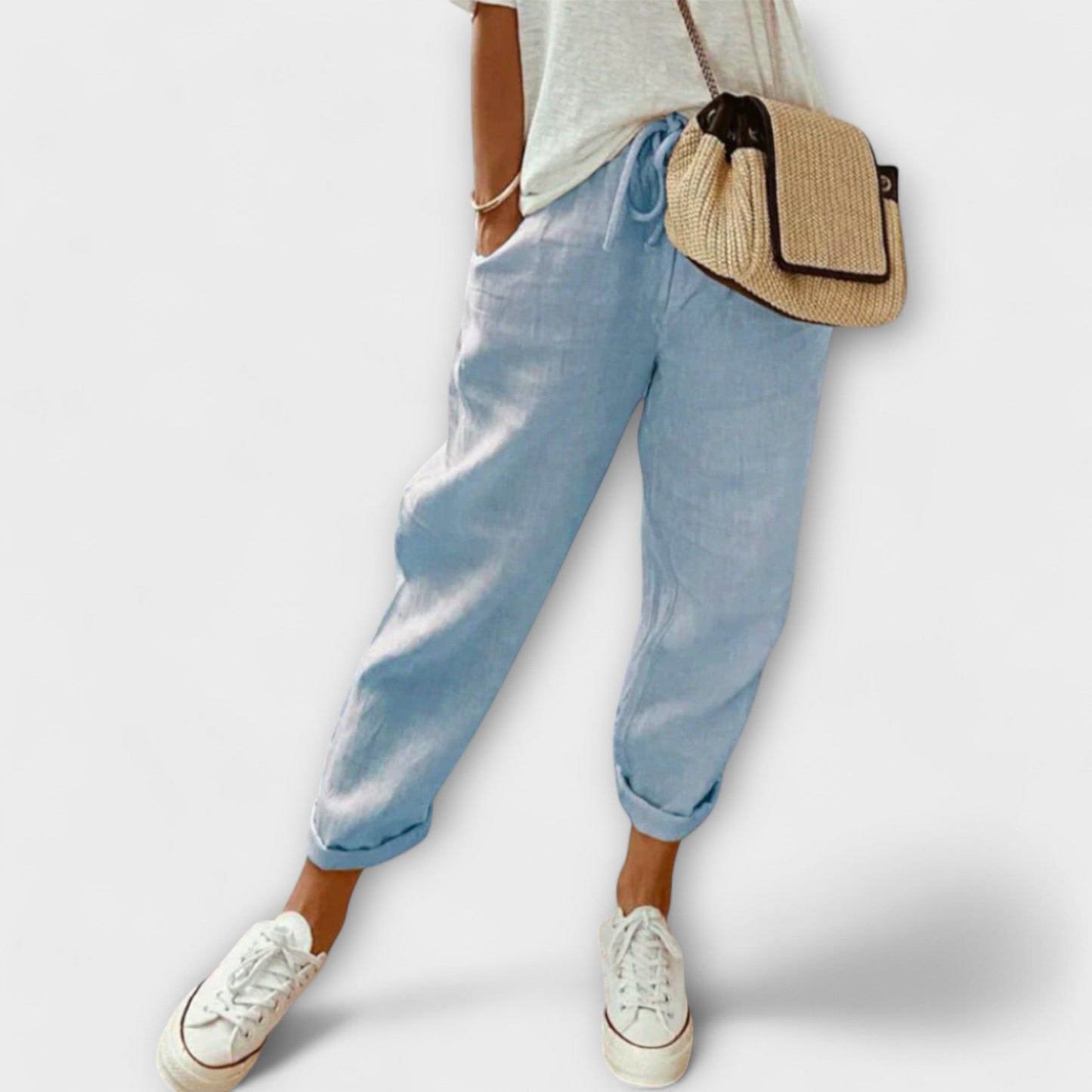 Janelle Relaxed Linen Trousers