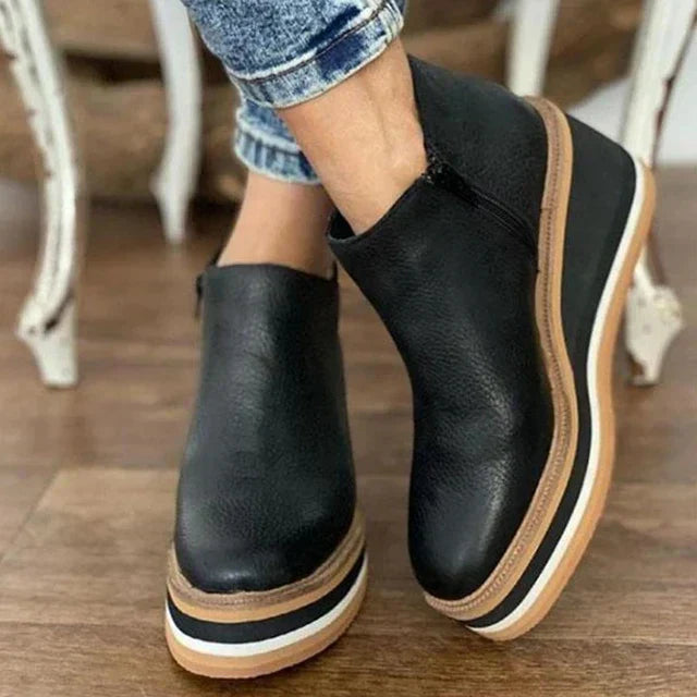 Kamala Wedge Ankle Boots