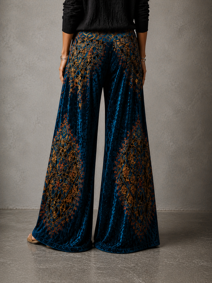 Lucy Boho Wide-Leg Pants