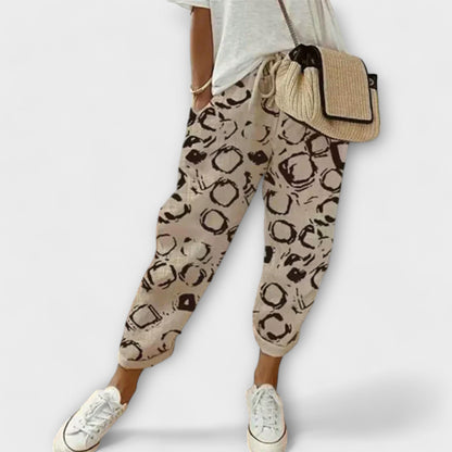 Paulina Cotton-Linen Trousers