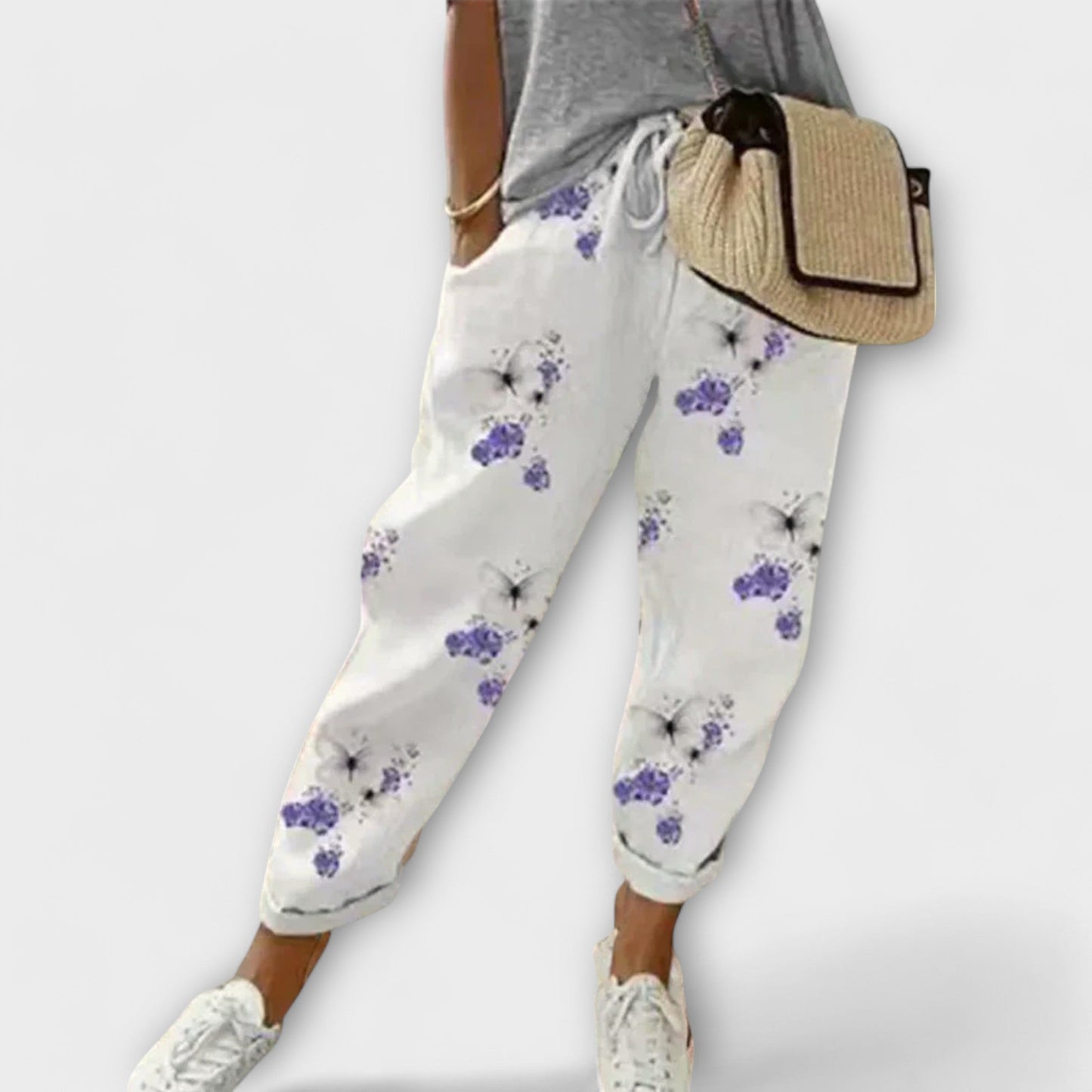 Paulina Cotton-Linen Trousers