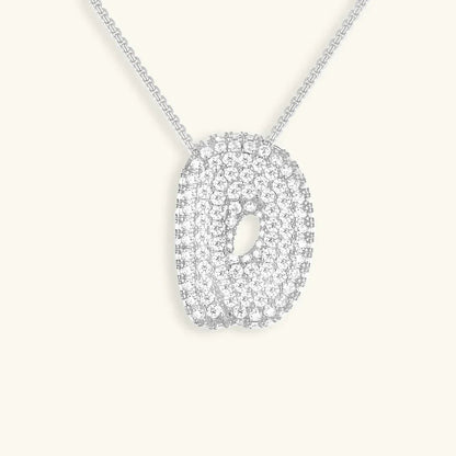 Bubble Initial Necklace