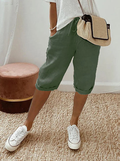 Isla Relaxed Linen Shorts