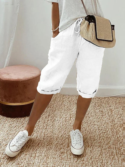 Isla Relaxed Linen Shorts