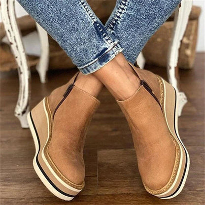 Kamala Wedge Ankle Boots