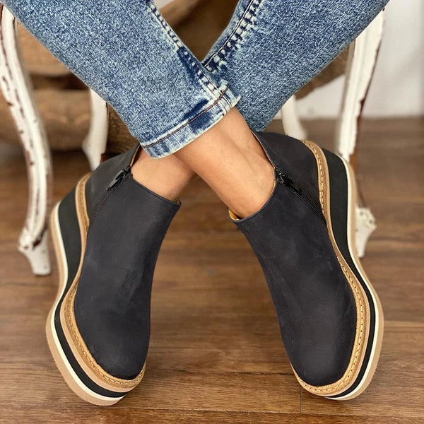 Kamala Wedge Ankle Boots
