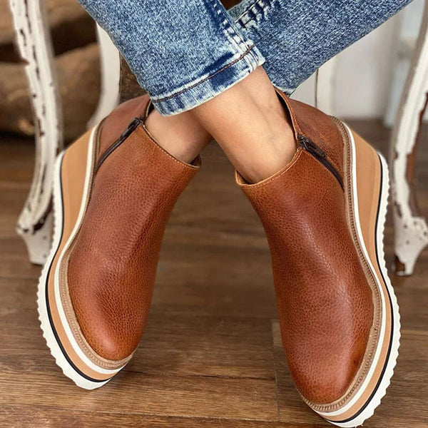 Kamala Wedge Ankle Boots