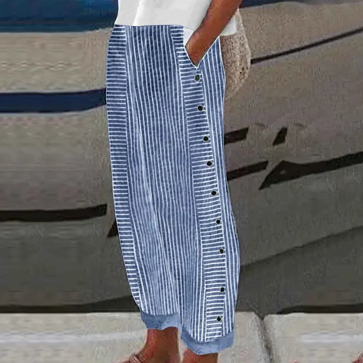 Inaya Seabreeze Stripe Trousers