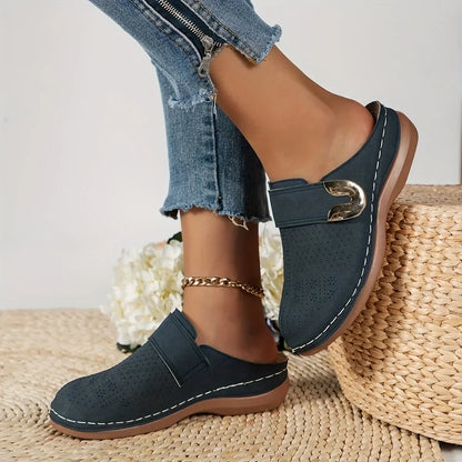 Caprielle™ Chic Supportive Wedge Sandals
