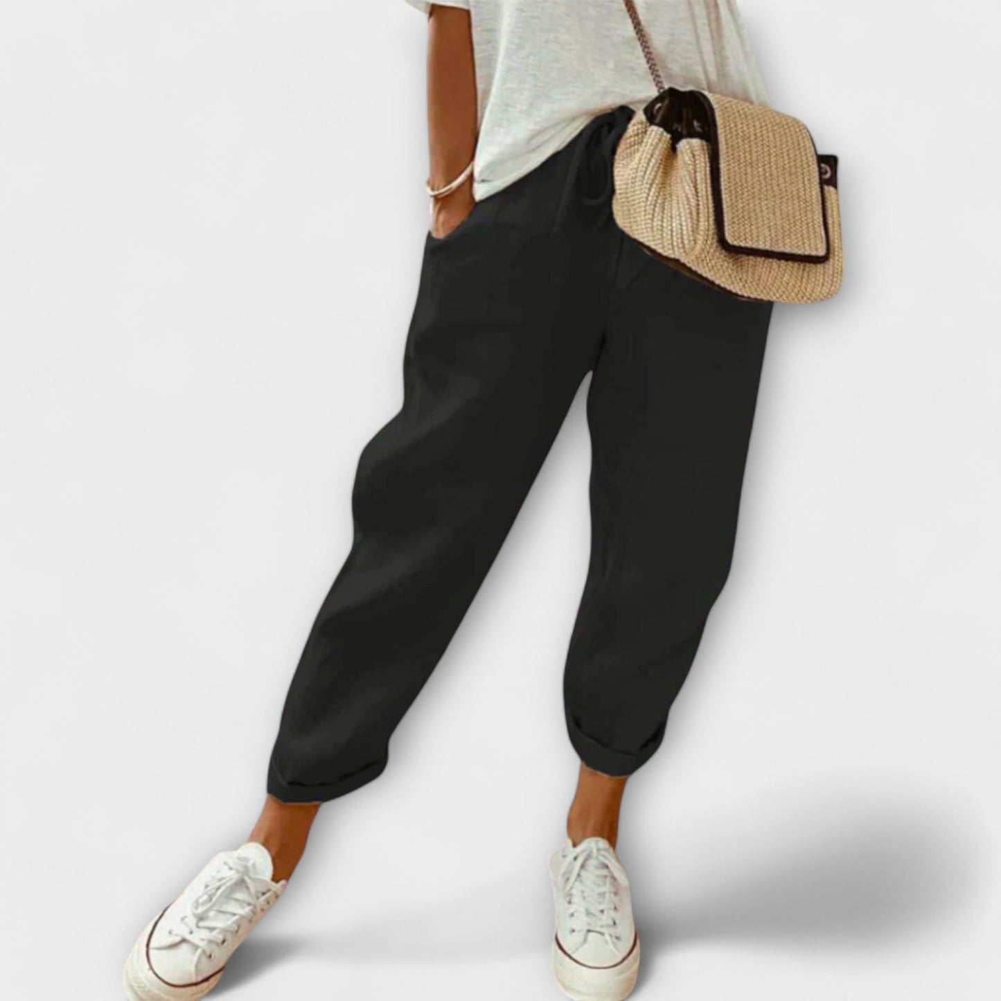 Janelle Relaxed Linen Trousers