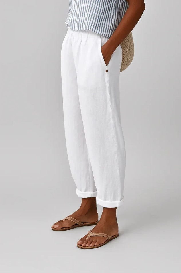 Romina Linen-Cotton Trousers