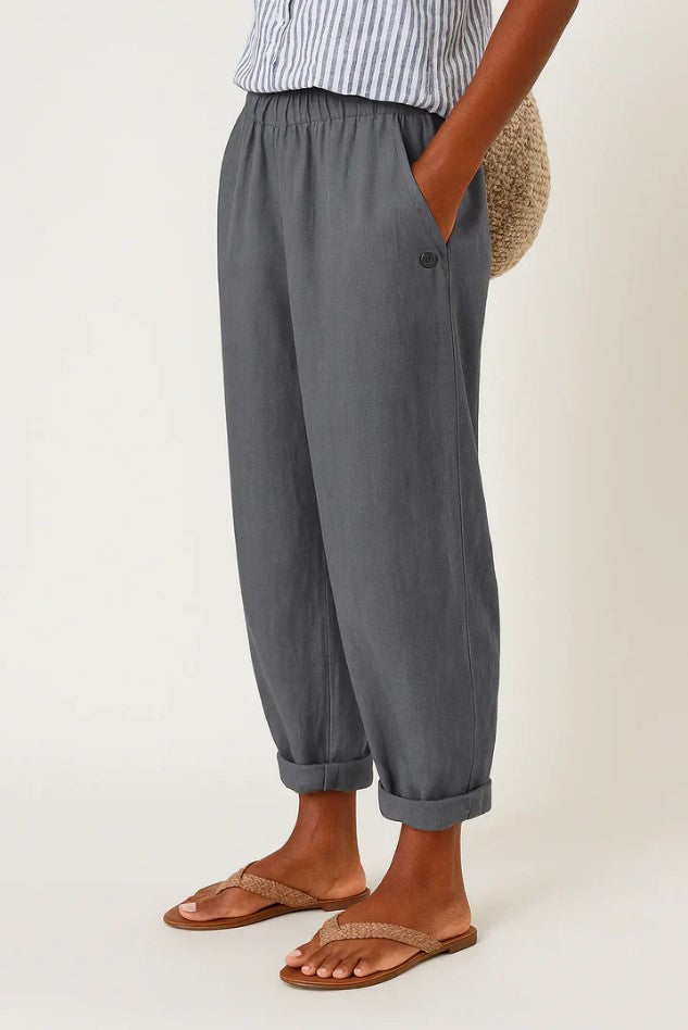 Romina Linen-Cotton Trousers