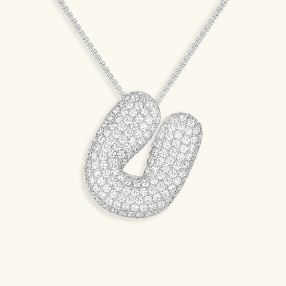 Bubble Initial Necklace