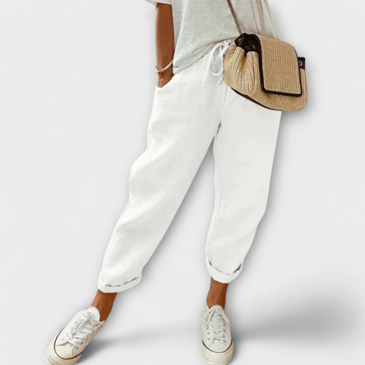 Janelle Relaxed Linen Trousers