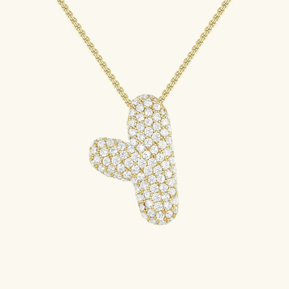 Bubble Initial Necklace