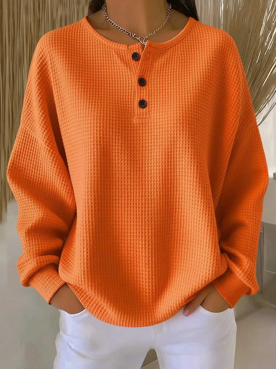 Bristol Waffle Knit Henley