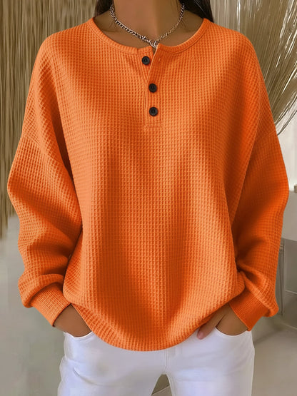 Bristol Waffle Knit Henley