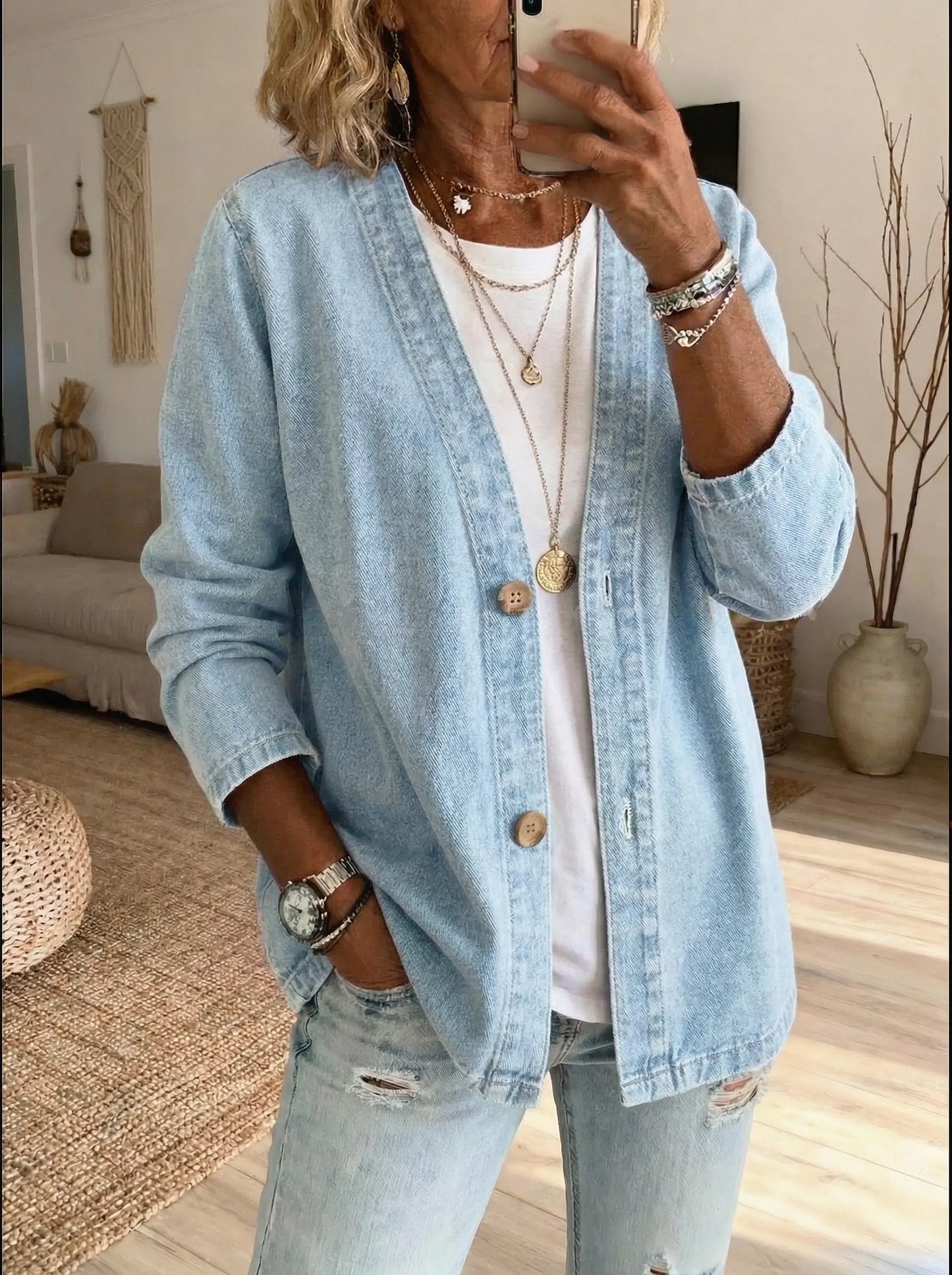 Corinne Denim Coat
