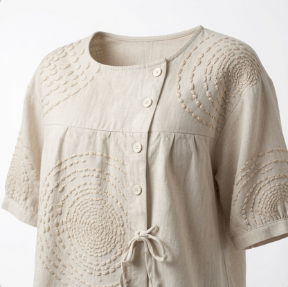 Mirabelle™ Embroidered Casual Top