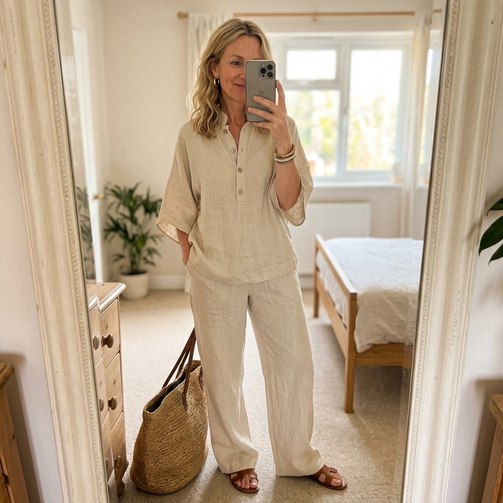 Calliope Cotton Linen Casual Set