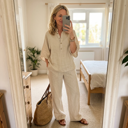 Calliope Cotton Linen Casual Set