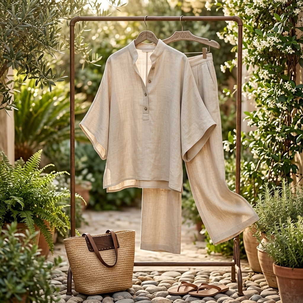 Calliope Cotton Linen Casual Set